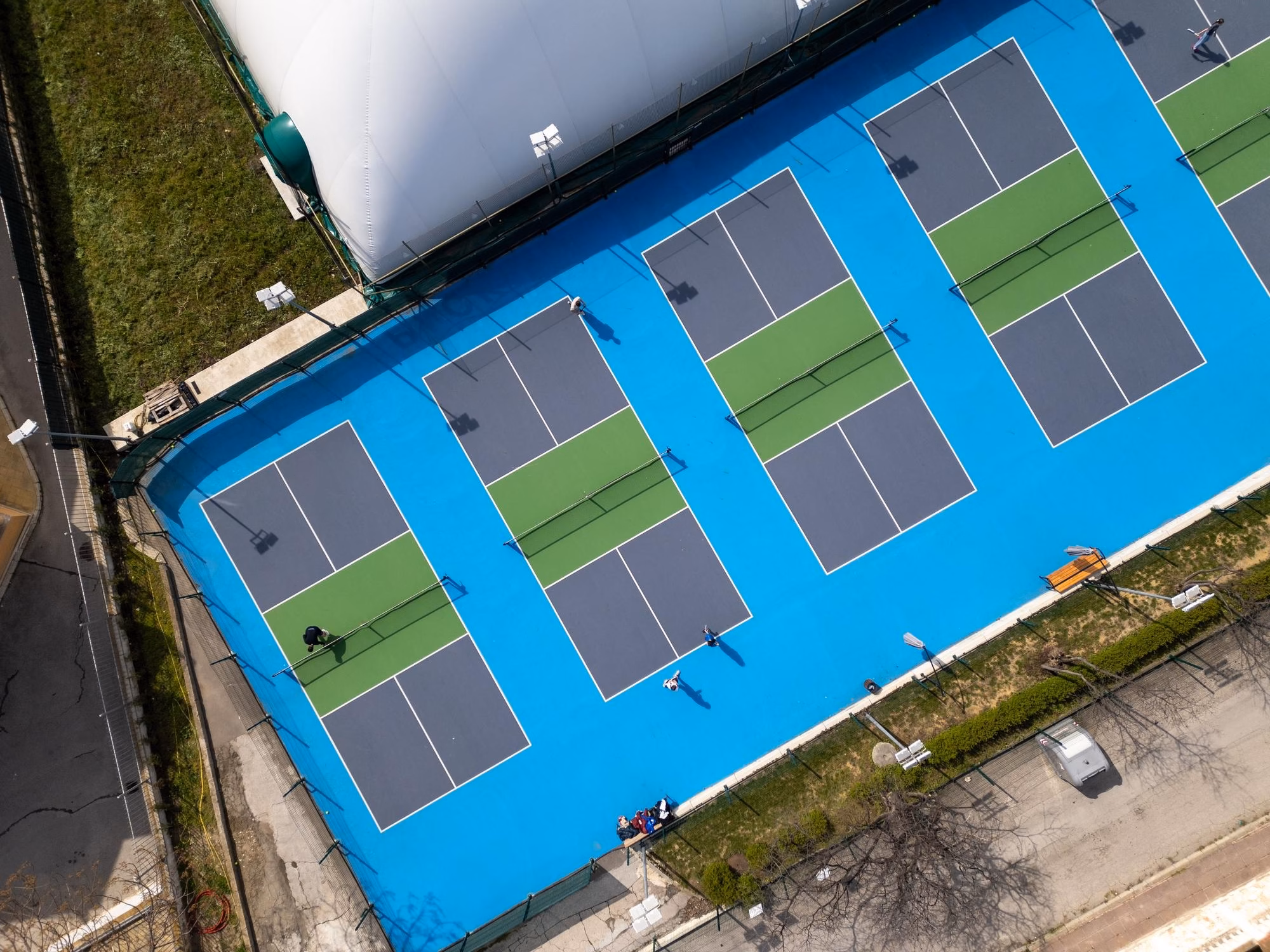 pickleball court pole height