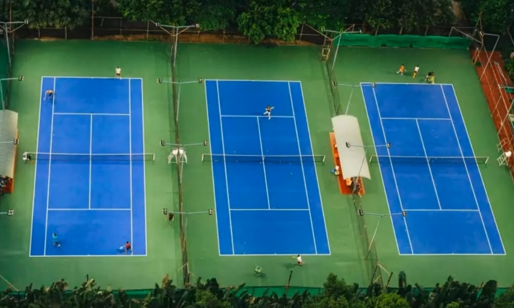 tennis court lighting