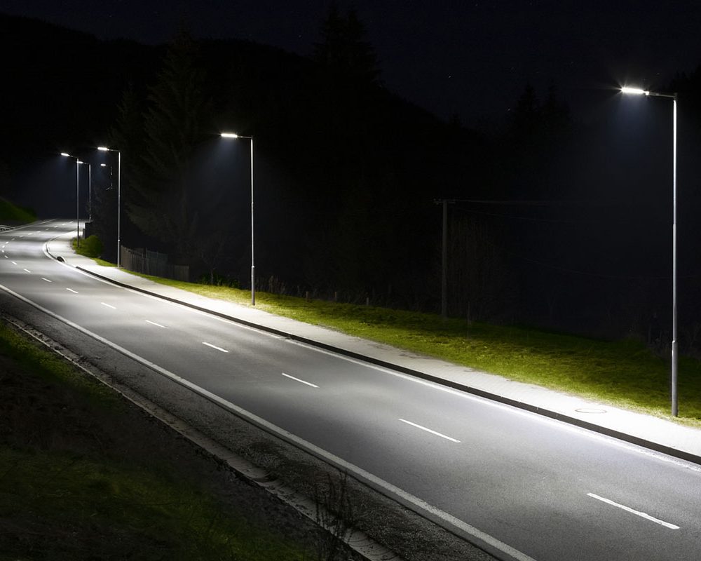 transportation, night, illumination, road